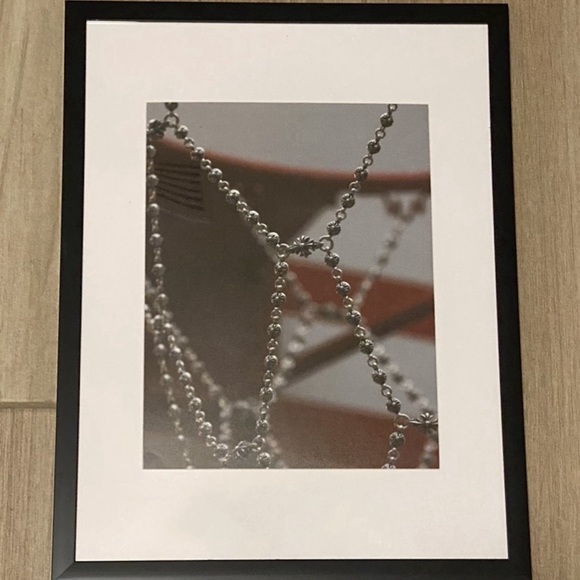 CHROME HEARTS BASKETBALL CHAINS WALL ART - Picture 1 of 3